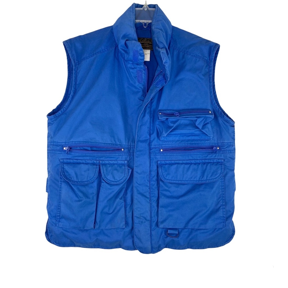 Vintage Eddie Bauer Blue Puffer Vest Goose Down